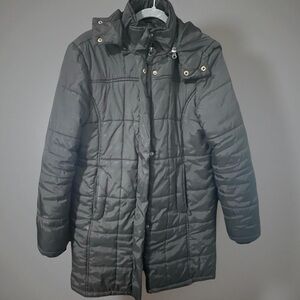 Van Heusen Black Winter Puffer Coat